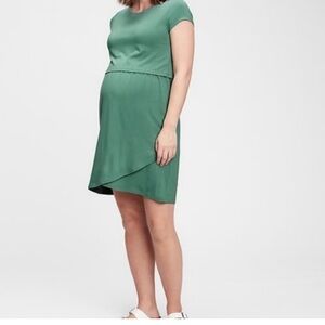 GAP maternity/nursing t shirt overlay dress